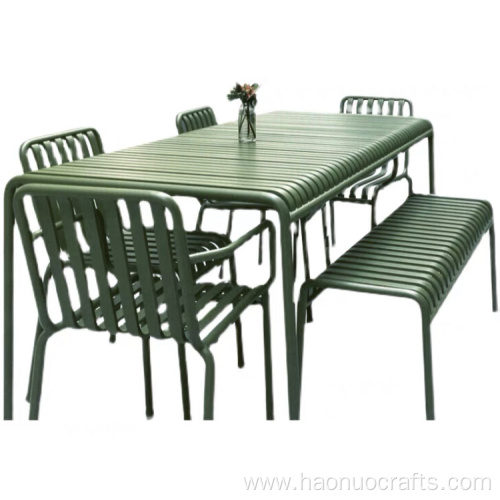 Outdoor tables chairs simple modern iron art outdoor